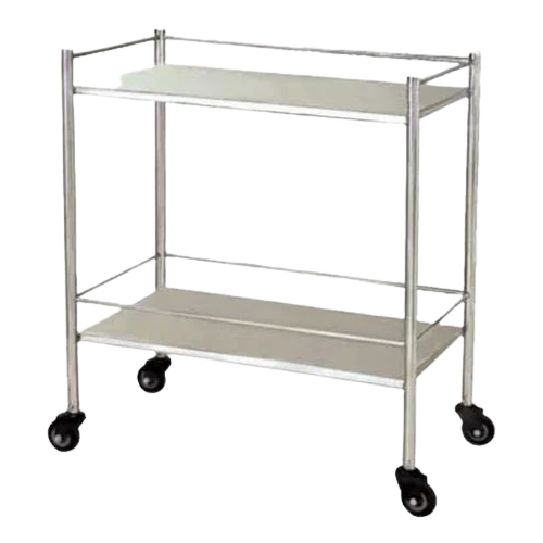 Hospital Dressing Trolley - Color: Silver