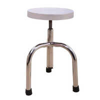 Re Volving Surgeon Stool - Color: Silver