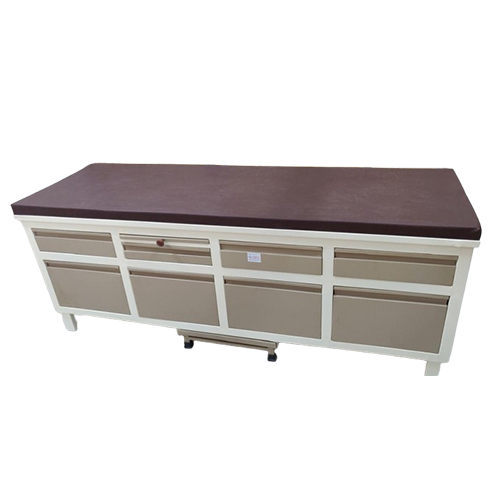 Hospital Examination Table - Cover Material: Leather