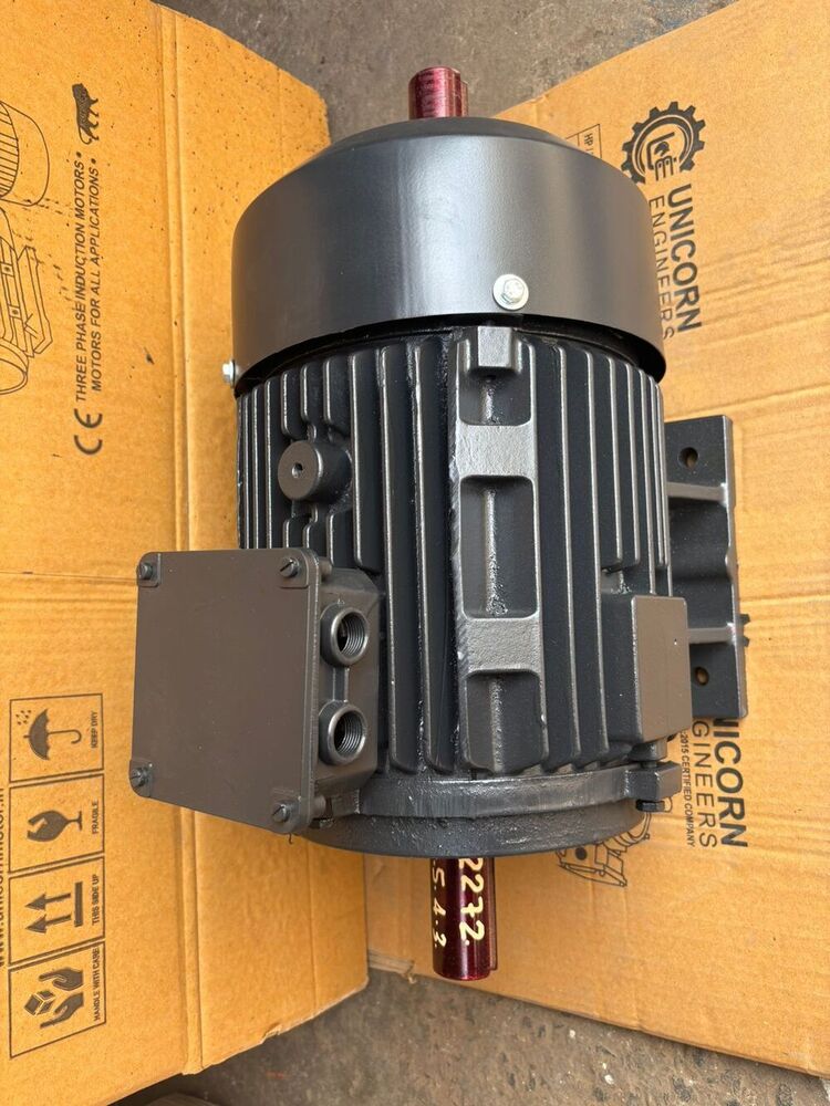 Double Shaft Motor In Ahmedabad - Color: Black