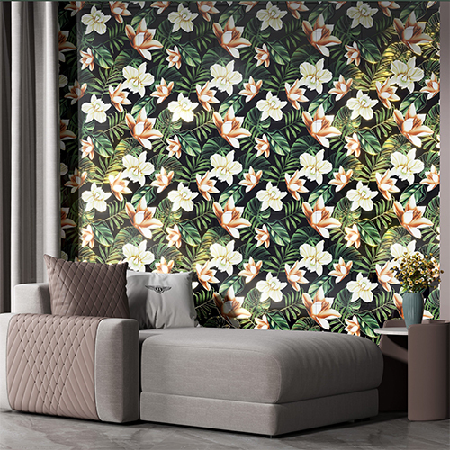 600 X 1200Mm 705 Glossy Golden And Silver Decor Tiles - Color: Multi Color