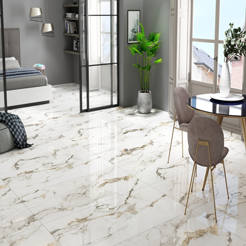 600 X 1200Mm 756 Golden Carving Plain Tiles - Color: Multi Color