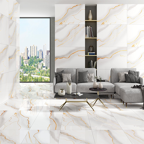 600 X 1200Mm 758 Golden Carving Plain Tiles - Color: Multi Color