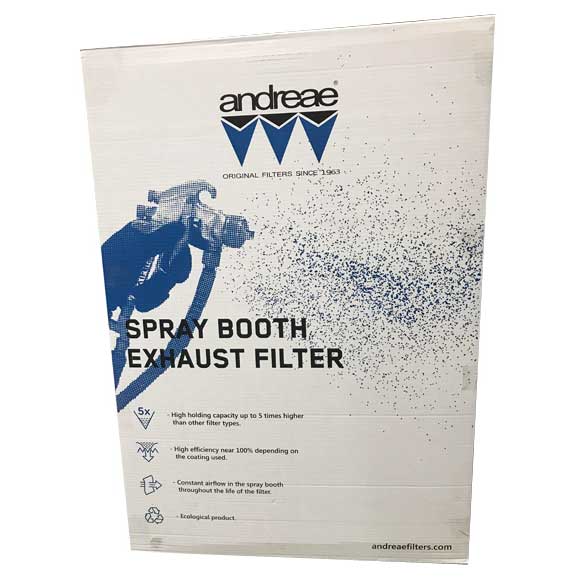White Andreae Af113 Paint Booth Filter - Color: As Per Requirement