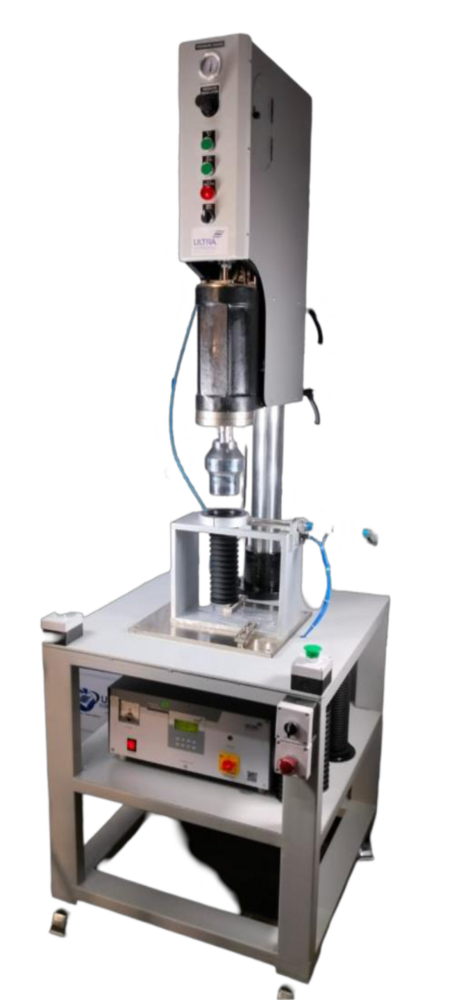 PLASTIC DUST SHIELD ULTRASONIC WELDING MACHINE