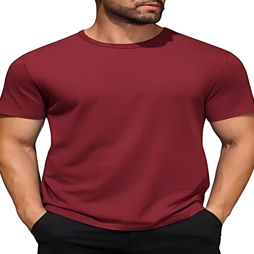 Mens Solid T-Shirt