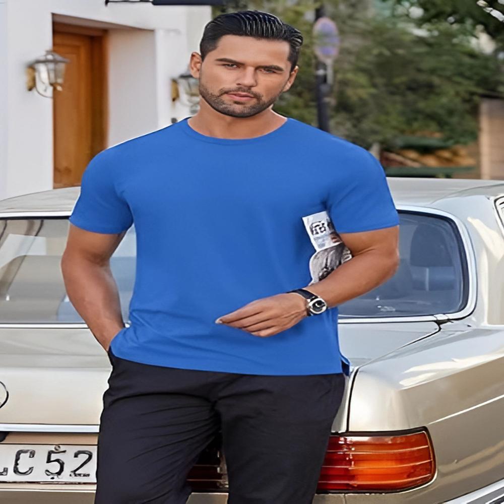 Mens Solid T-Shirt