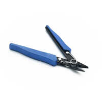 Nipper Wire Cutter - High-quality Steel, 11.5cm Length , Vibrant Blue Coating For Industrial Use, Durable And Efficient Design