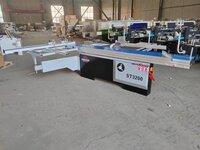 Single Phase Woodworking Sliding Table Panel Saw - Heavy Duty Build, 220-415 Volt, 1 Year Warranty , Burr Free & Right Angle Cutting, Digital & Manual Readings, 45â° Angle Capability, High Precision Sliding Table