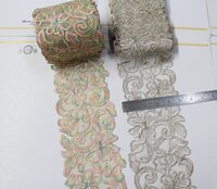 Multi Colour Fllower Designer Lace