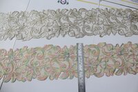 Multi Colour Fllower Designer Lace