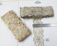 Embroidery Border Lace - Color: Multi