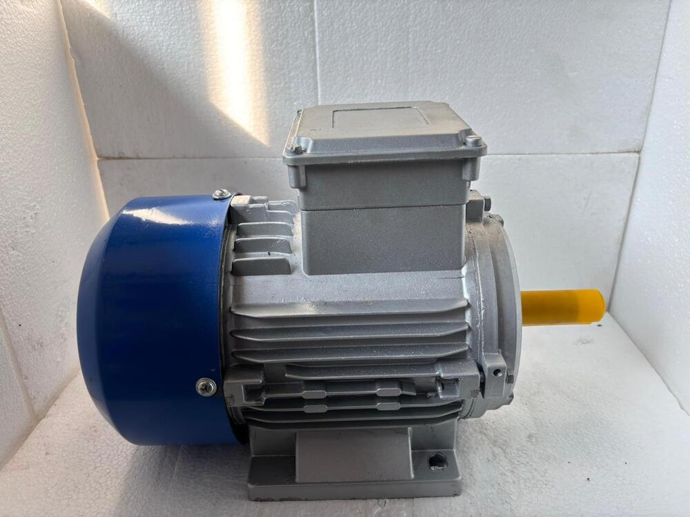 Three Phase Induction Electric Motor - Color: Blue Grey
