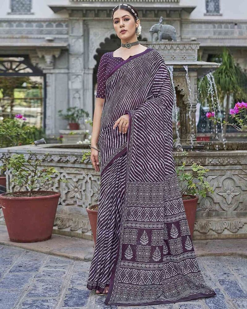 Cotton Mulmul Saree