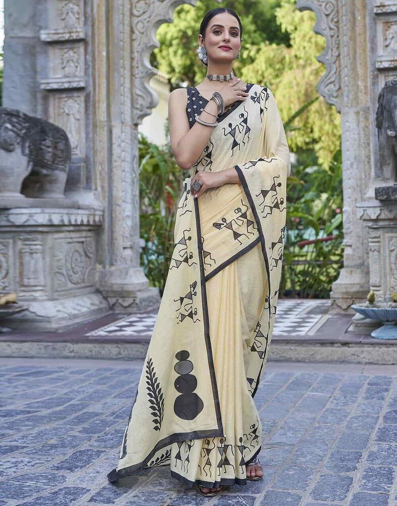 Cotton Mulmul Saree