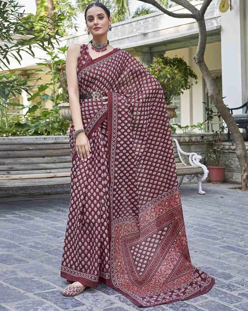 Cotton Mulmul Saree