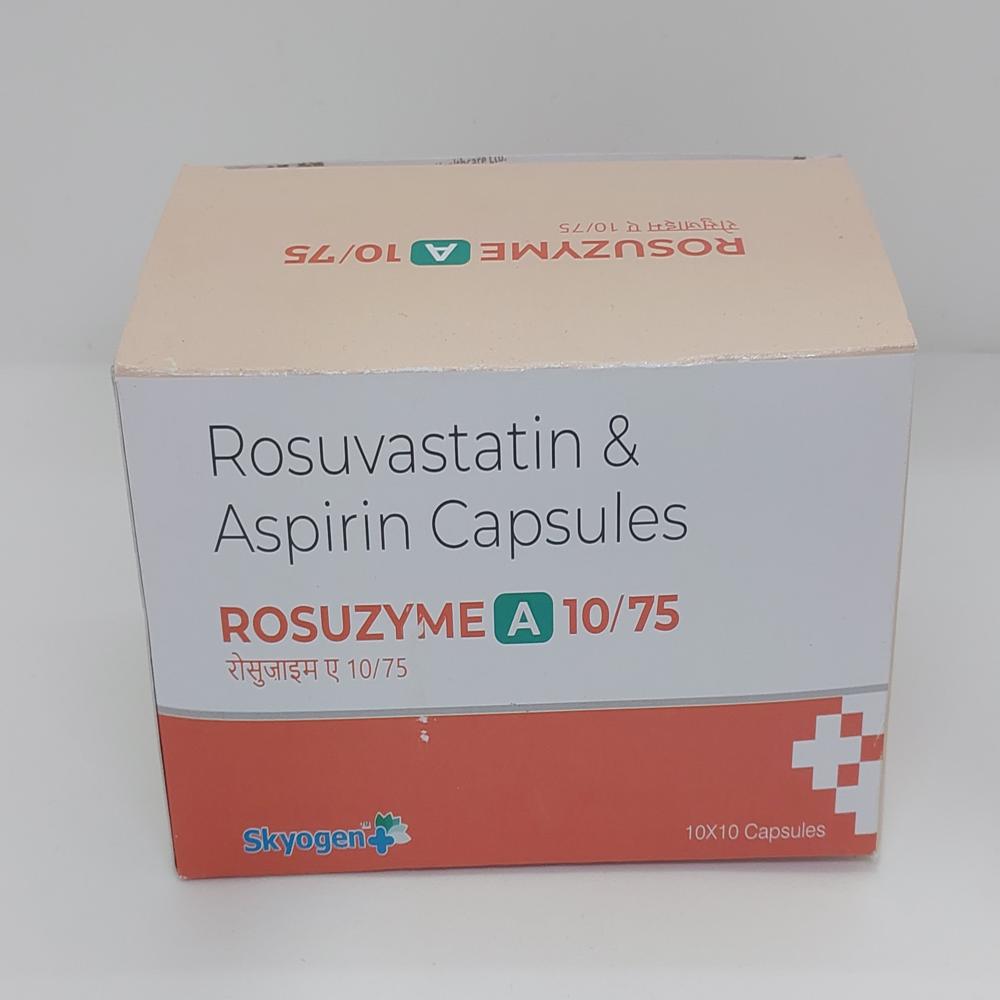 Rosuvastatin 10Mg And Aspirin75 Mg Capsules