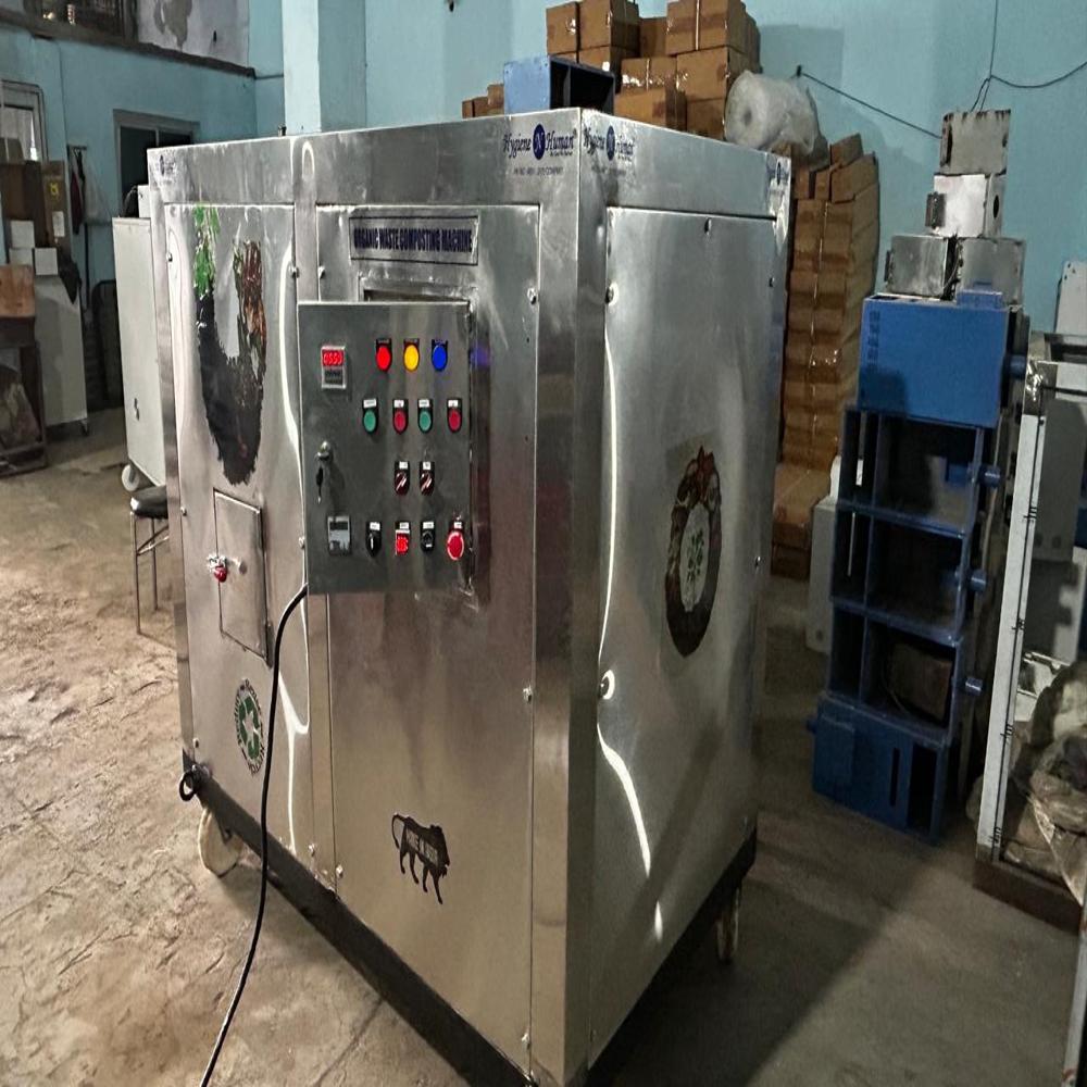 Organic food waste composting machine