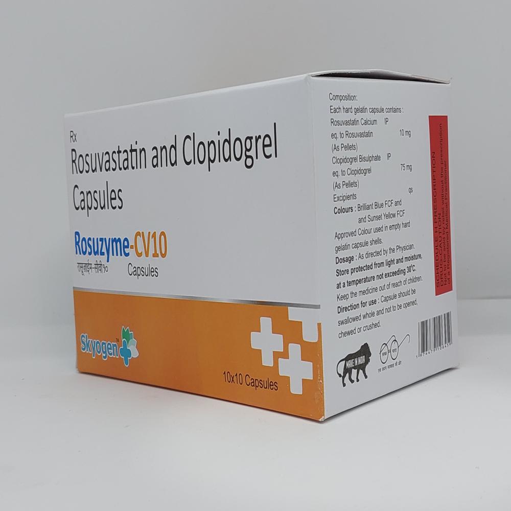Rosuvastatin 10Mg, Clopidogrel 75 MG Capsules