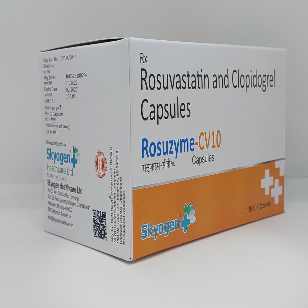 Rosuvastatin 10Mg, Clopidogrel 75 MG Capsules