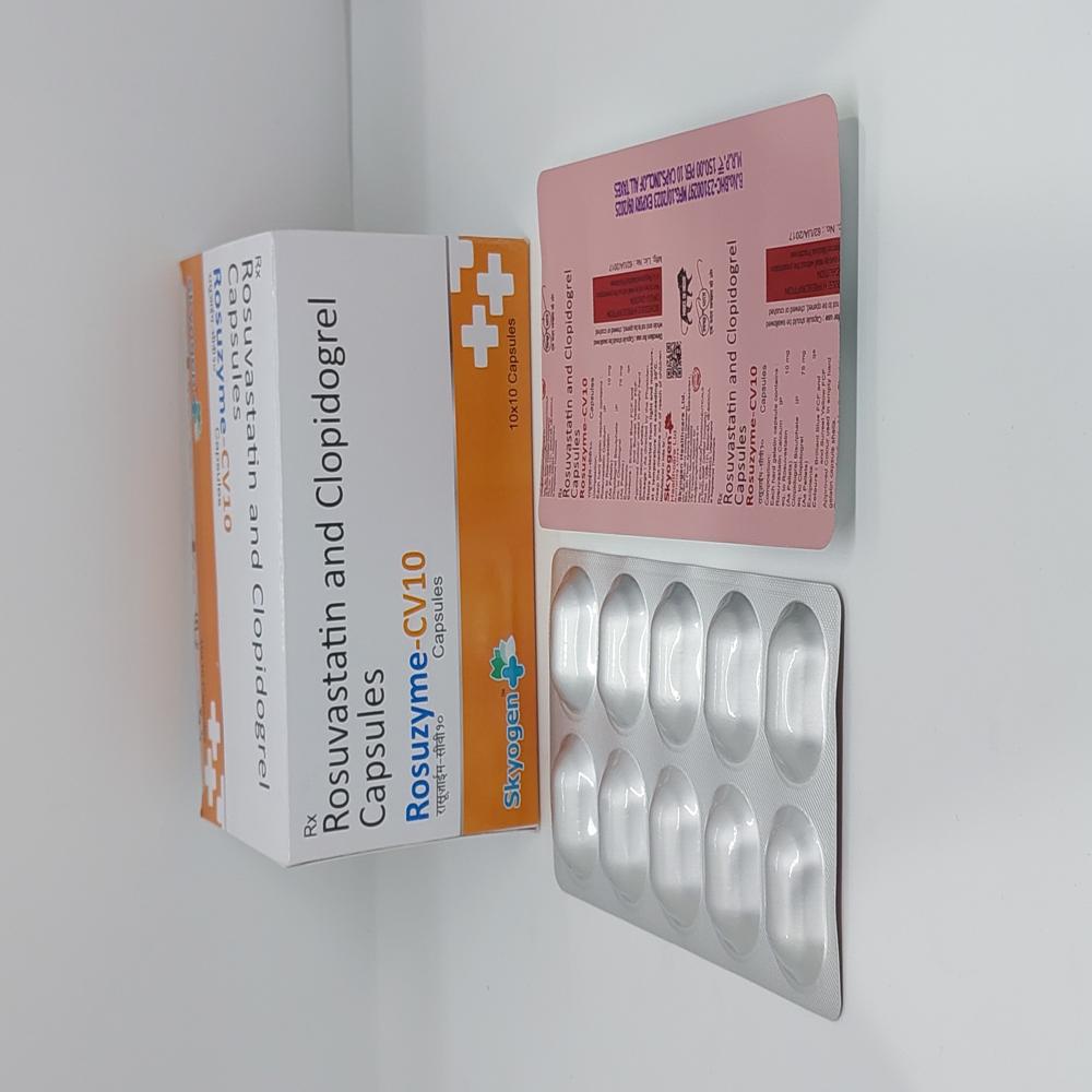 Rosuvastatin 10Mg, Clopidogrel 75 MG Capsules