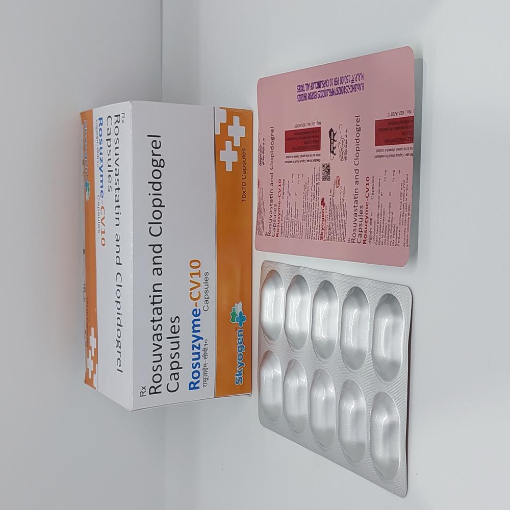 Rosuvastatin 10Mg, Clopidogrel 75 MG Capsules