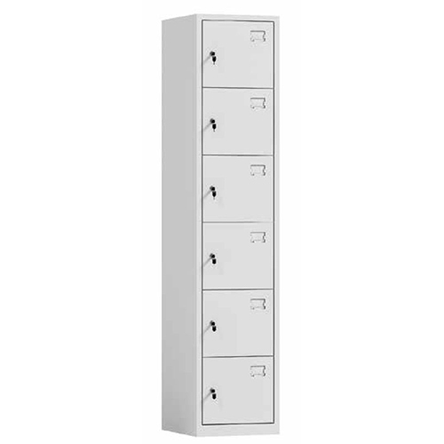6 Tier Ms Locker - Color: Grey