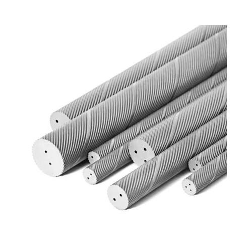 Tungsten Carbide Helical Coolant Hole Rods - Coating Type: Powder Coated