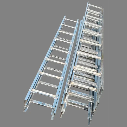 Gi Ladder Type Cable Tray - Side Rail Height: 8 Foot (Ft)