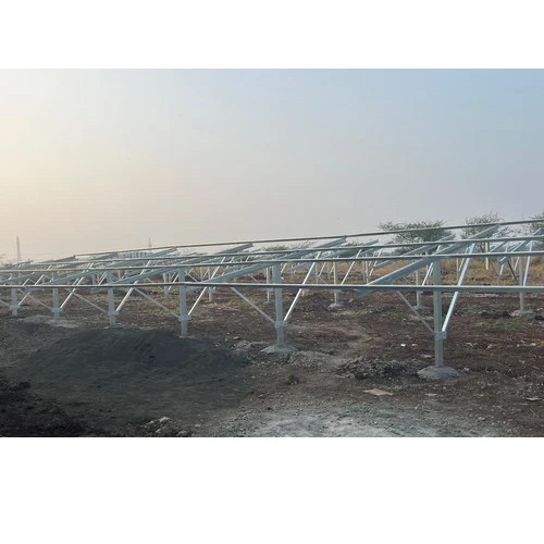 Ground Mounted Solar Strut Channel - Color: Silver
