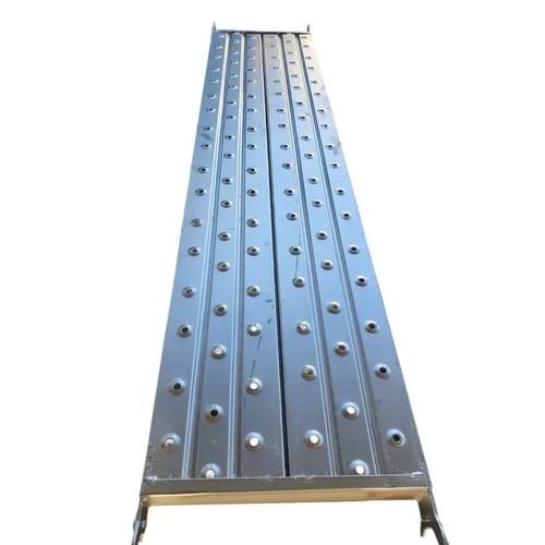 Mild Steel Walkway Plank - Side Rail Height: 8 Foot (Ft)