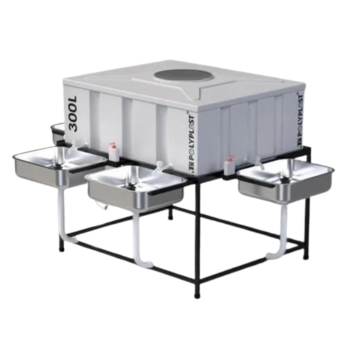 Ms Hand Wash Station With Tank - Color: White