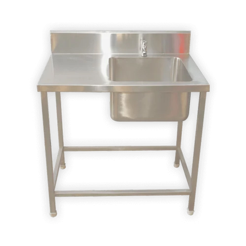 Steel Kitchen Working Table - Color: Silver