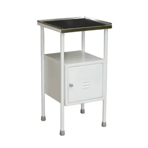 Hospital Bedside Locker - Color: White