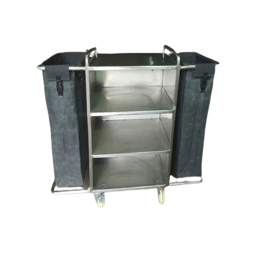 Ss Housekeeping Carts And Wringer Trolleys - Color: Silver