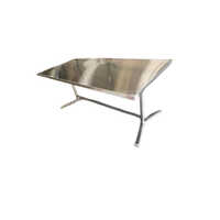 Ss Cafe Table - Color: Silver