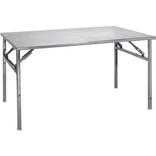 Canteen Dining Table - Color: Silver