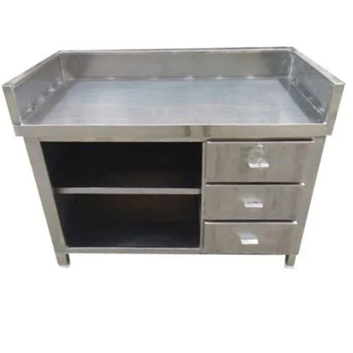 Commercial Stainless Steel Table - Color: Silver