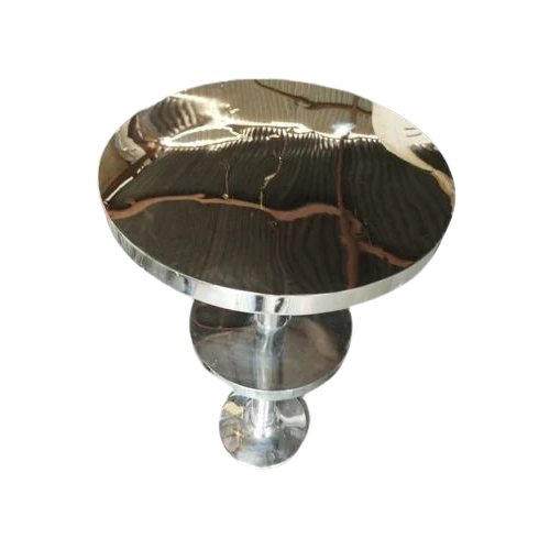 Ss Round Standing Table - Color: Silver