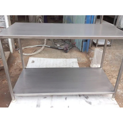 Commercial Ss Work Table - Color: Silver