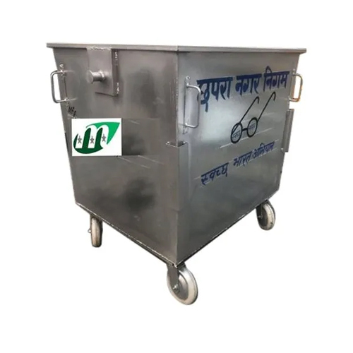 1100L एसएस कचरा कंटेनर