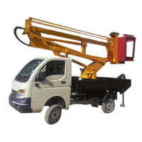 Hydraulic Sky Lift Van - Color: Yellow Paint Coated