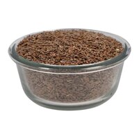 Organic Roasted Flax Seeds - Color: Brown