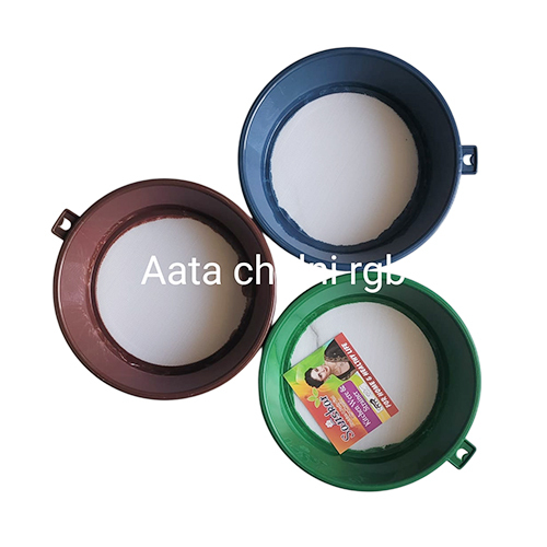 Rgb Plastic Aata Chalni - Color: Multicolor