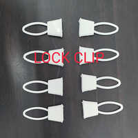 White Plasic Lock Clip