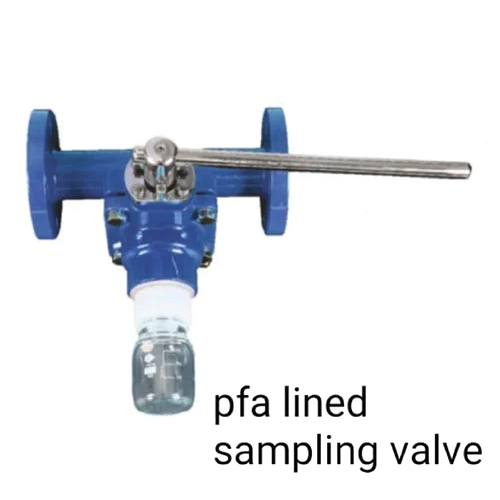 Pfa Lined Sampling Valve - Material: Cast Iron