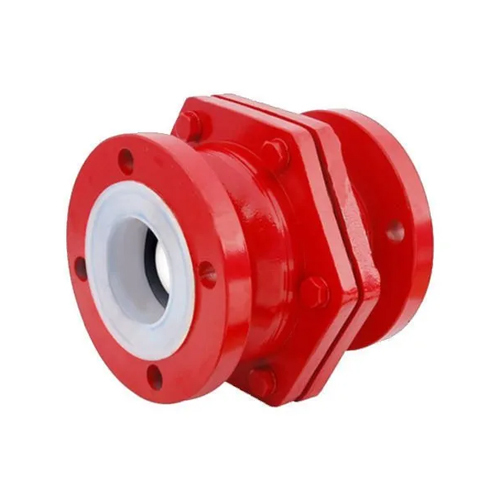Pfa Lined Ball Check Valve - Color: Red