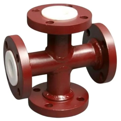 Ptfe Lined Cross Tee - Size: 2 Inch