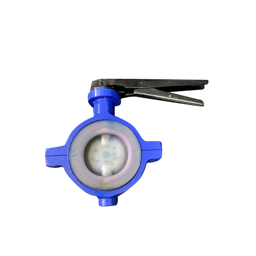 Ptfe Lined Valve - Color: Blue