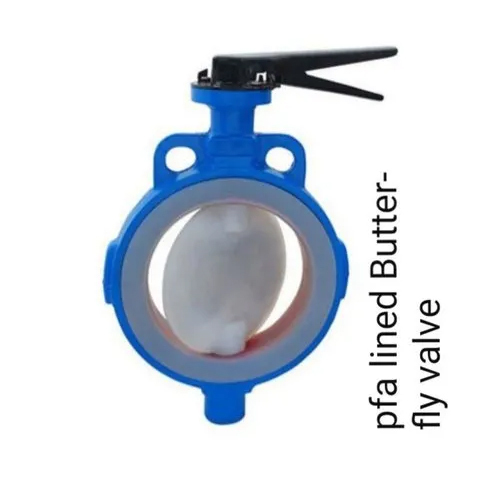 Pfa Lined Butterfly Valve - Power Source: Manual